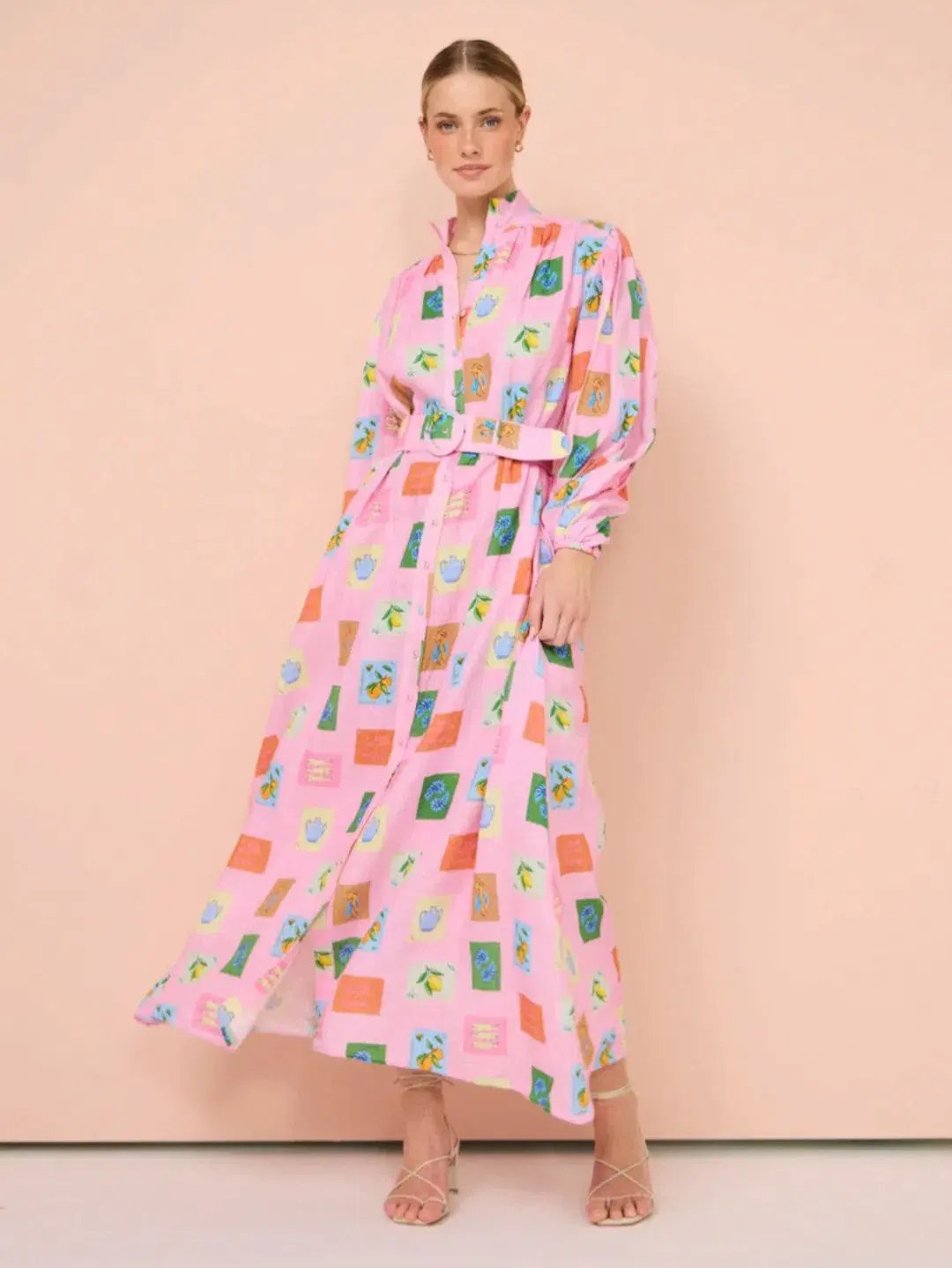 Palm Noosa Noddy Dress in Pink Emblem size 14 photo 5