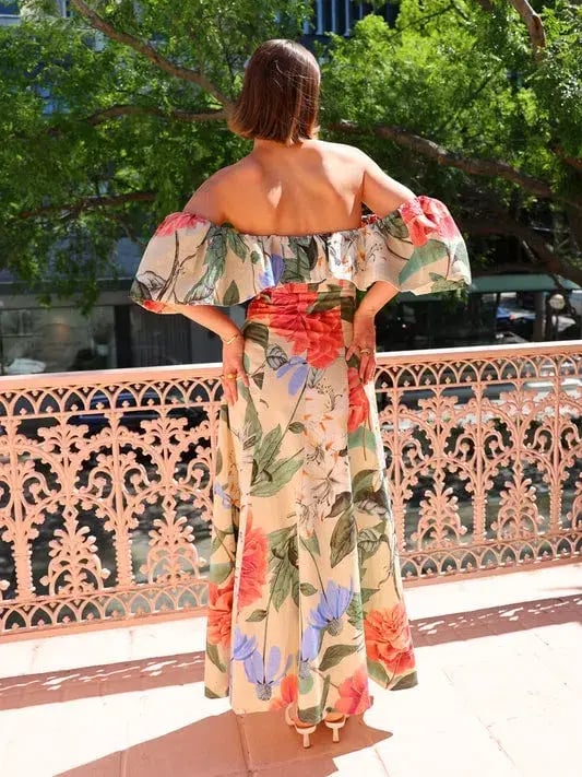 By Nicola Paradiso Maxi Dress in Primavera Print Size 12 photo 3