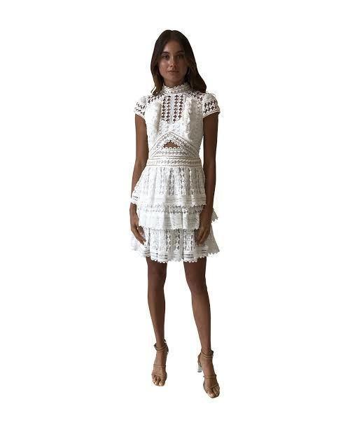 Thurley Tropic of Capricorn Dress White Size 12 photo 3