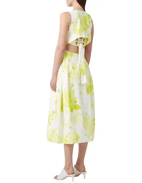 Camilla and Marc Narcissus Midi Dress Print Size 6 photo 2