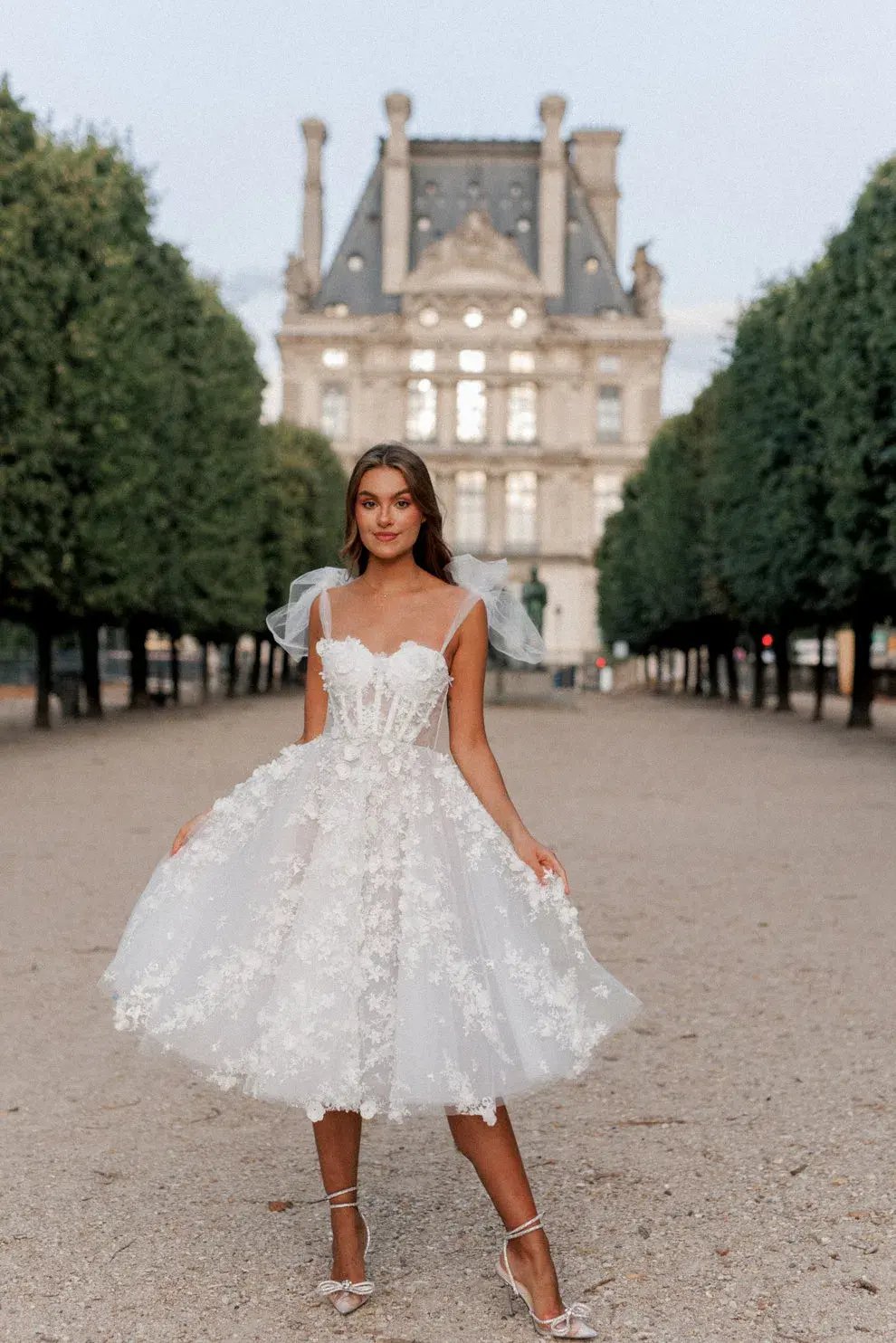Rosie Etienne Sofia Midi Dress White Size 8 photo 2