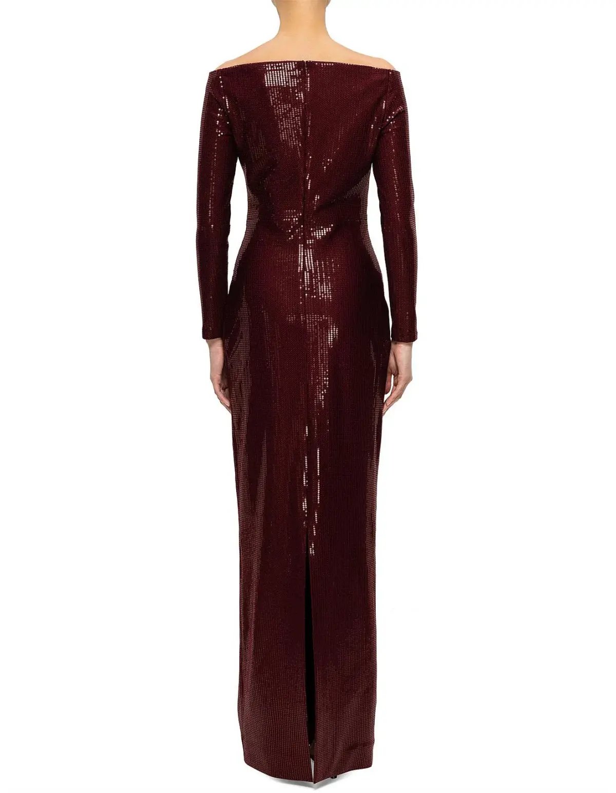 Solace London Ruby Maxi Dress Aubergine Size 16 photo 3