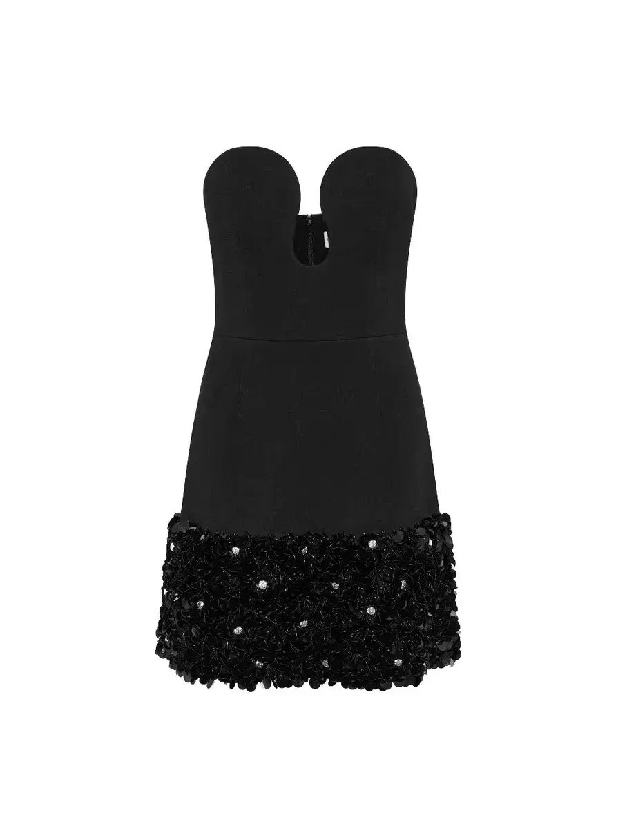 Rebecca Vallance Elaine Mini Dress Black Size 12 photo 5