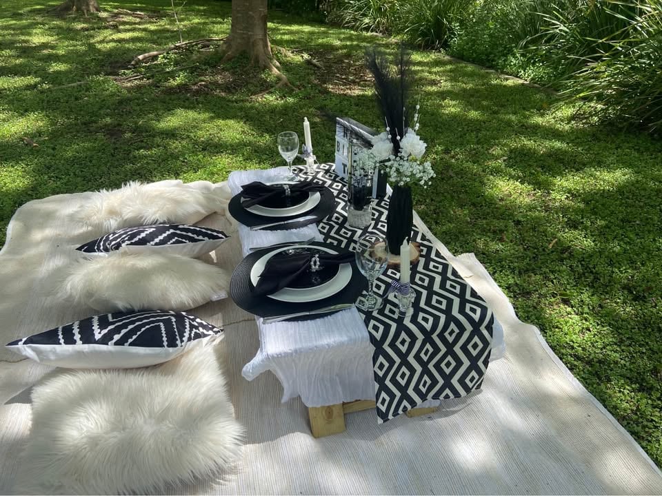 Picnic Party table Set up Hire photo 3