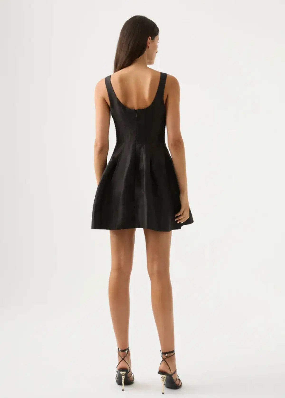 Aje Divinity Pearl Pin Mini Dress Black Size 10 / M photo 3