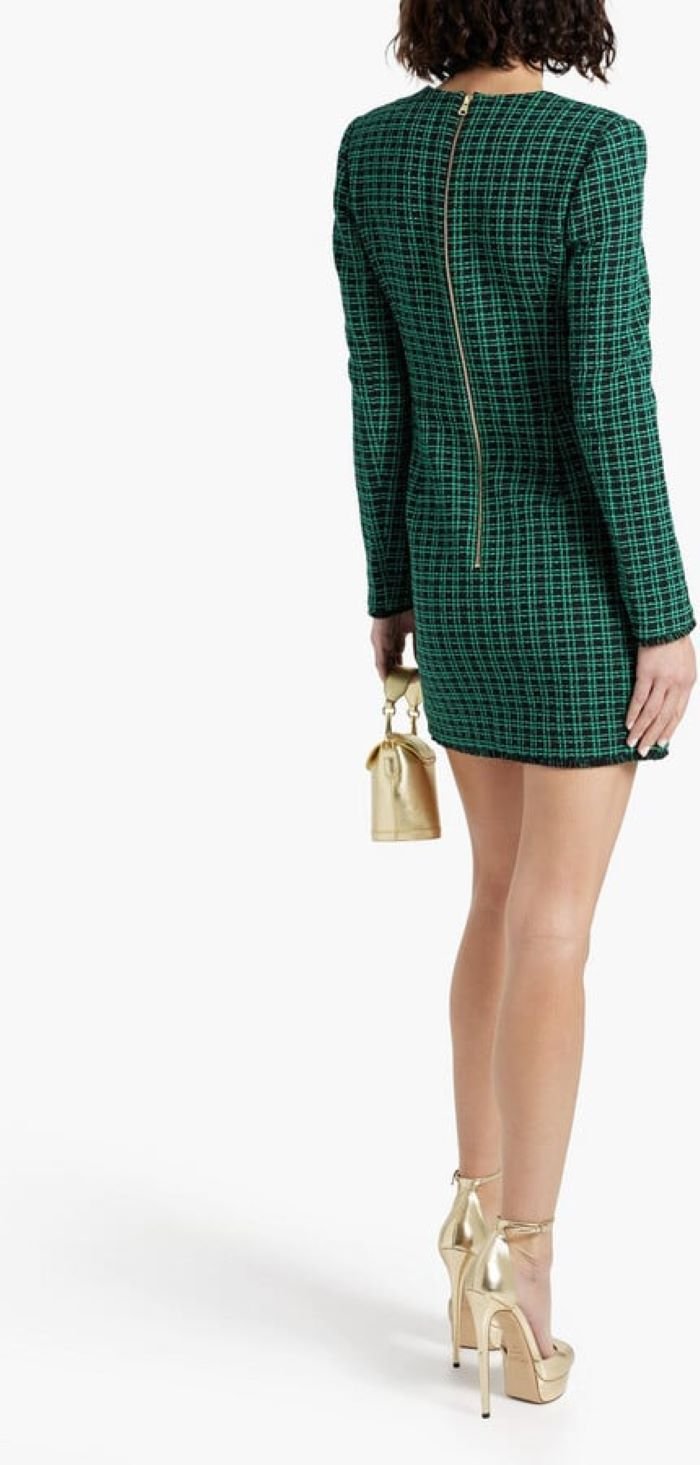Rebecca Vallance Becca Tweed Mini Dress photo 2
