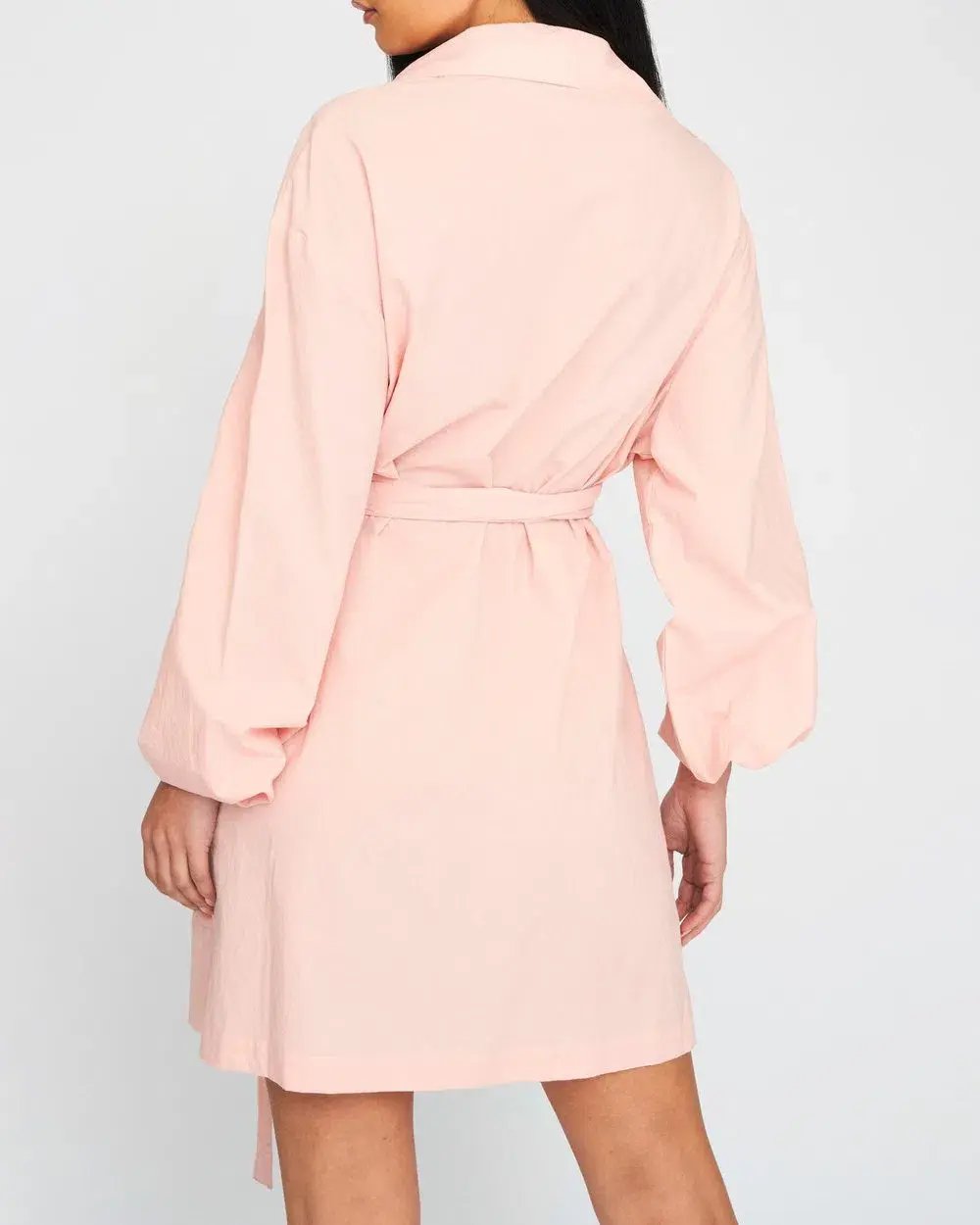 By Johnny Naomi Cotton Wrap Dress Pink Size 6 photo 3