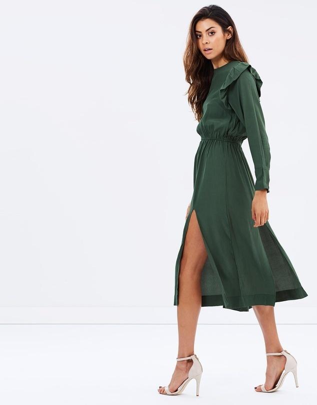SWF Ellie Dress Green Size 8 photo 2