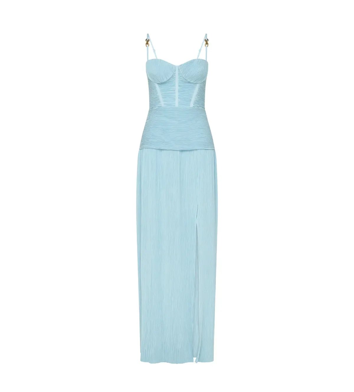 Manning Cartell Double Time Pleat Dress Acqua Spritz Size 8 photo 4