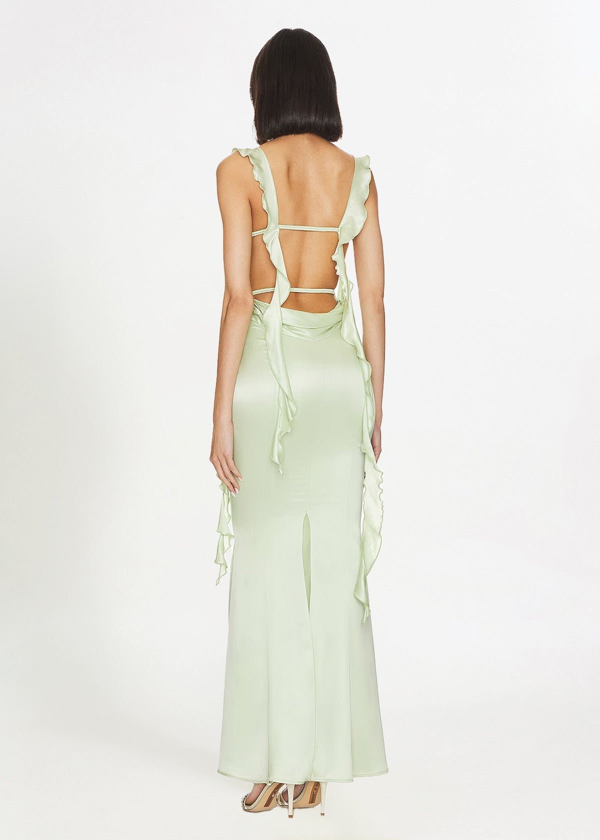 Caroline Dress in Green photo 2
