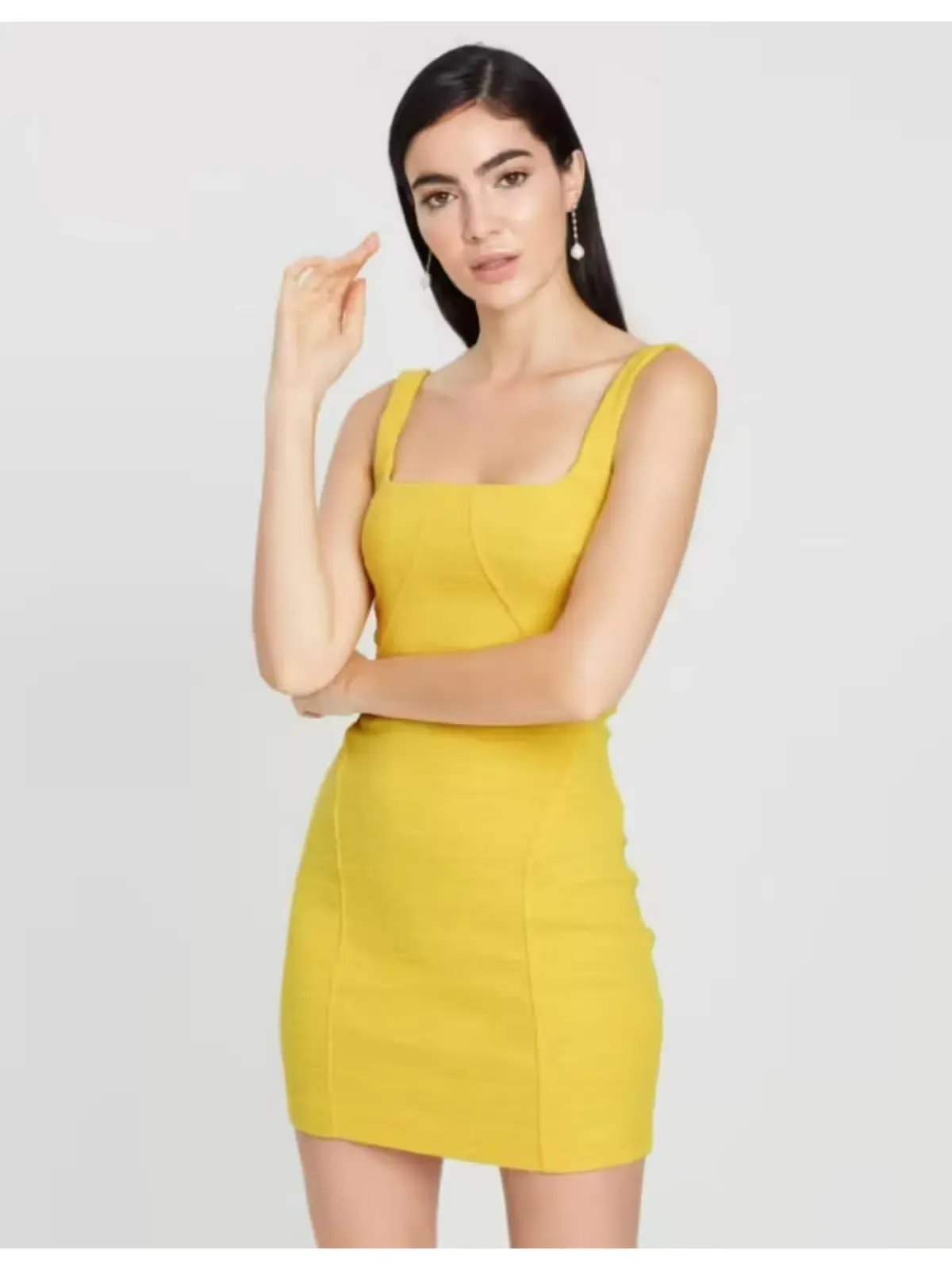 Bec & Bridge Clemence Mini Dress Yellow Size AU 6 photo 2