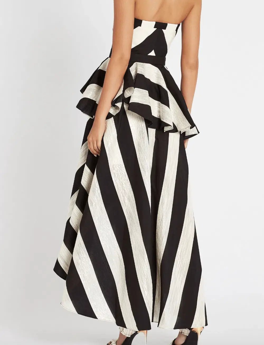 Sass & Bide The Stripe Asymmetric Dress Black/White Size 12 photo 3