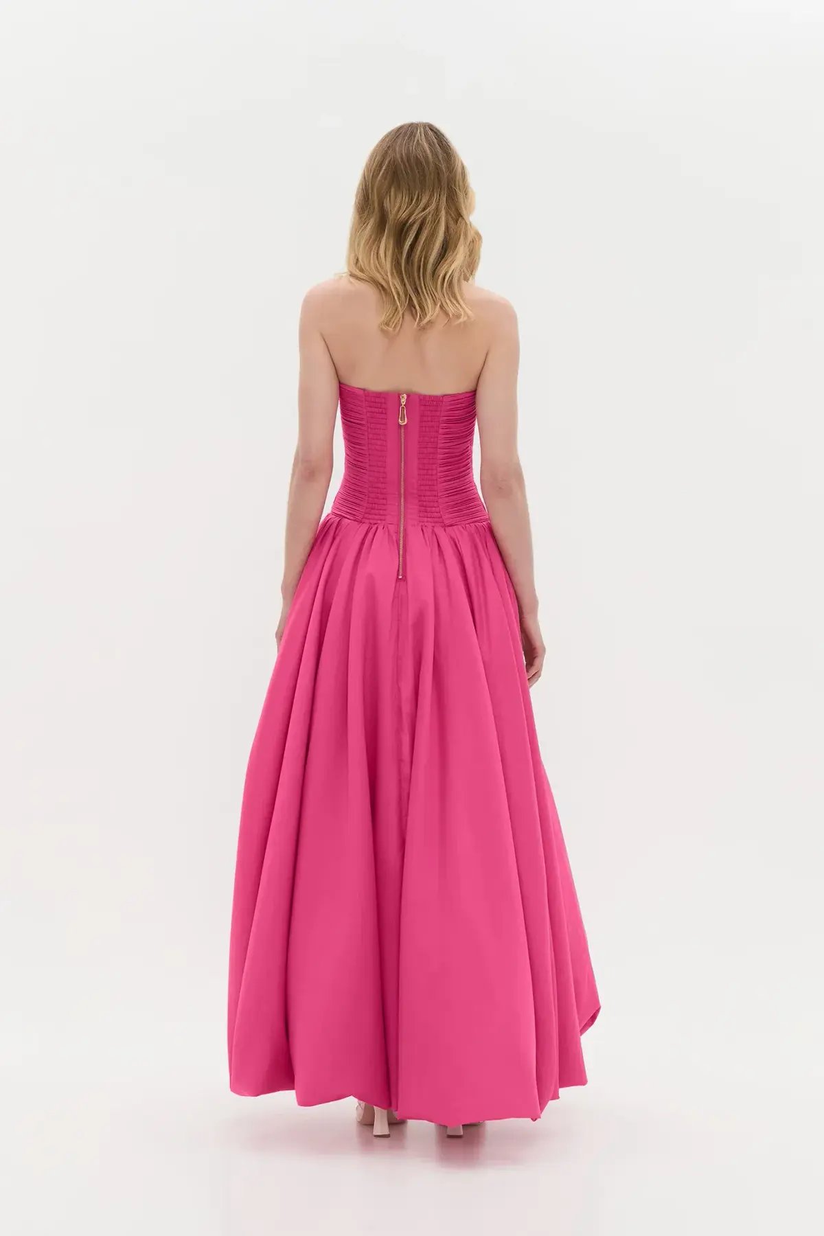 Aje Estelle Gown Cerise pink Size 12 photo 3