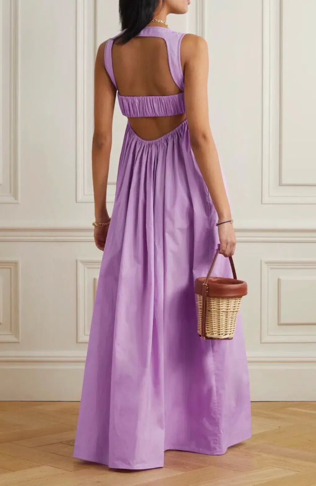 Oroton Cotton Sundress Purple Size 10 photo 2