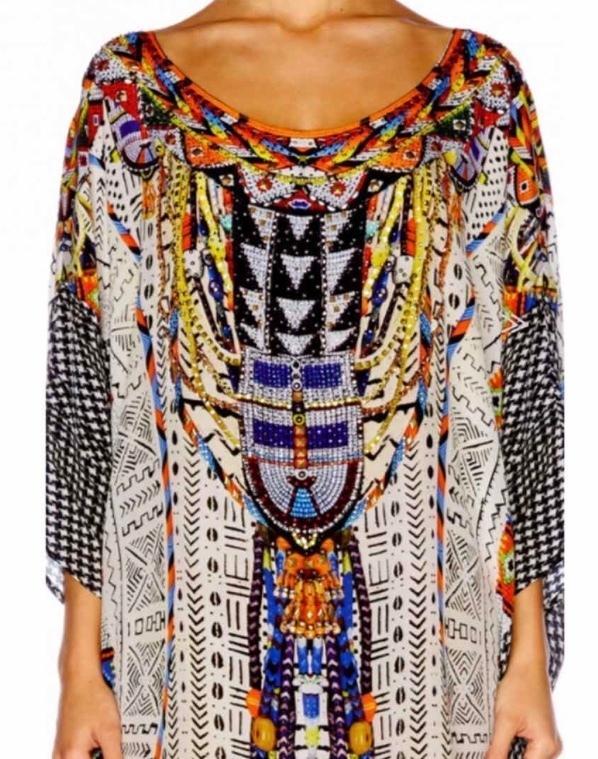 Camilla Echoes of Engai Scoop Back Hem Dress One Size photo 5