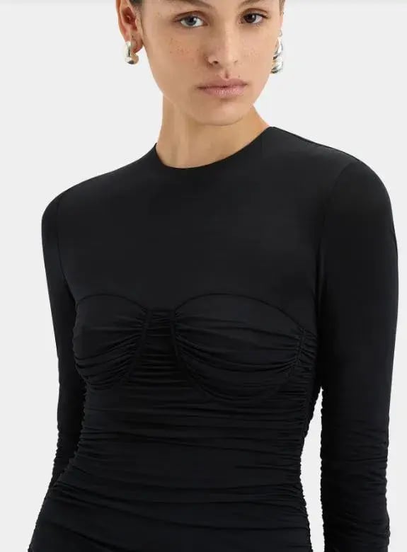 Sir Alessia Draped Gown Size 3 (12) photo 3