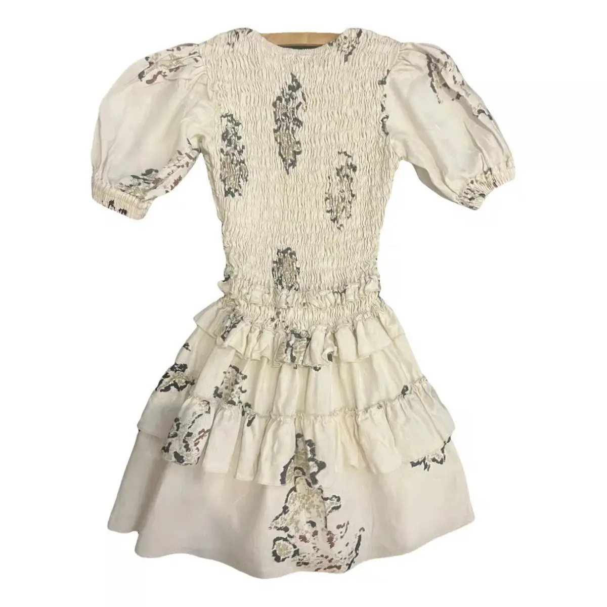 Sir The Label The Aster Tee Mini Dress Cream Size 2 / AU 10 photo 2