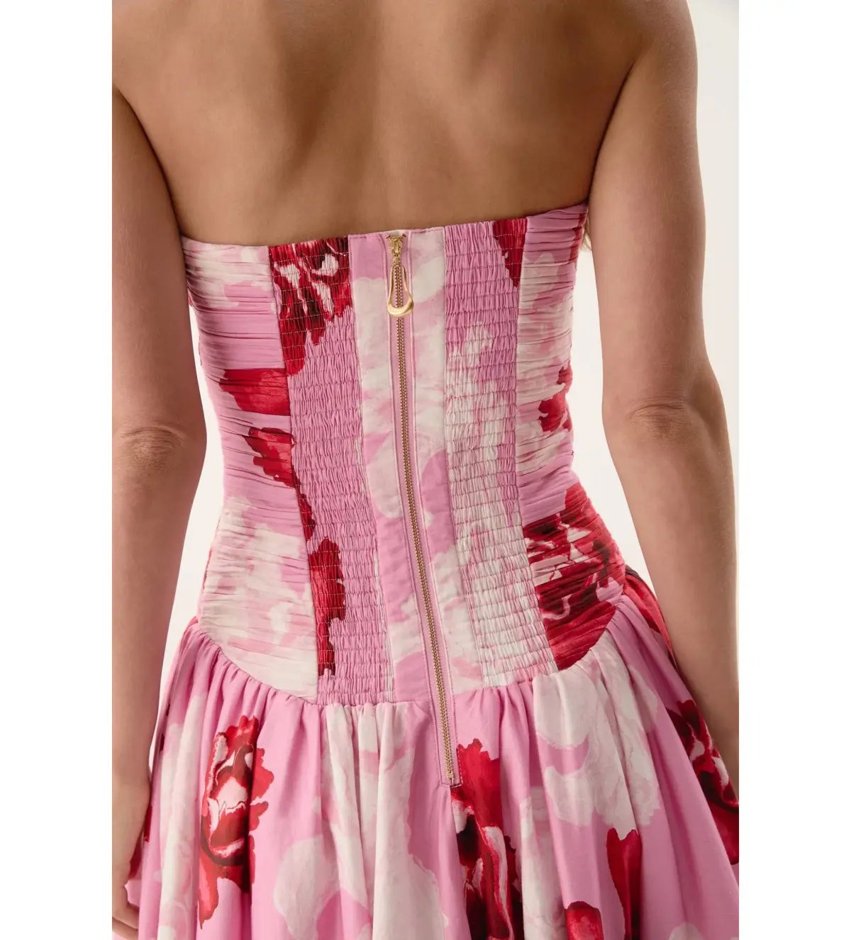Aje Behold Maxi Dress Pink Boldly Blooming Size AU 10 photo 7
