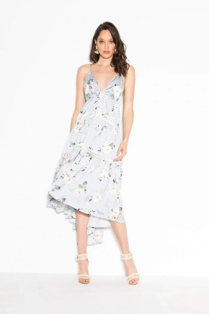 Sheike Stevie Stripe Dress Print Size 6 photo 4