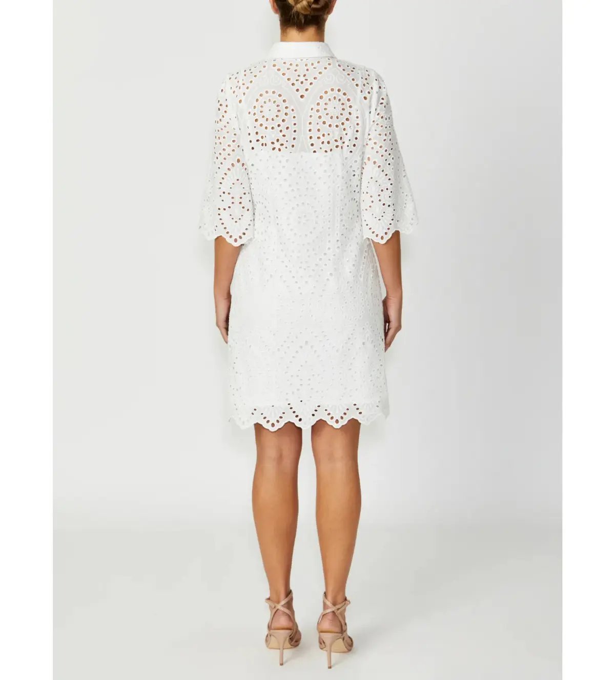 Anthea Crawford Eva Ivory Lace Dress White Size AU 12 photo 4