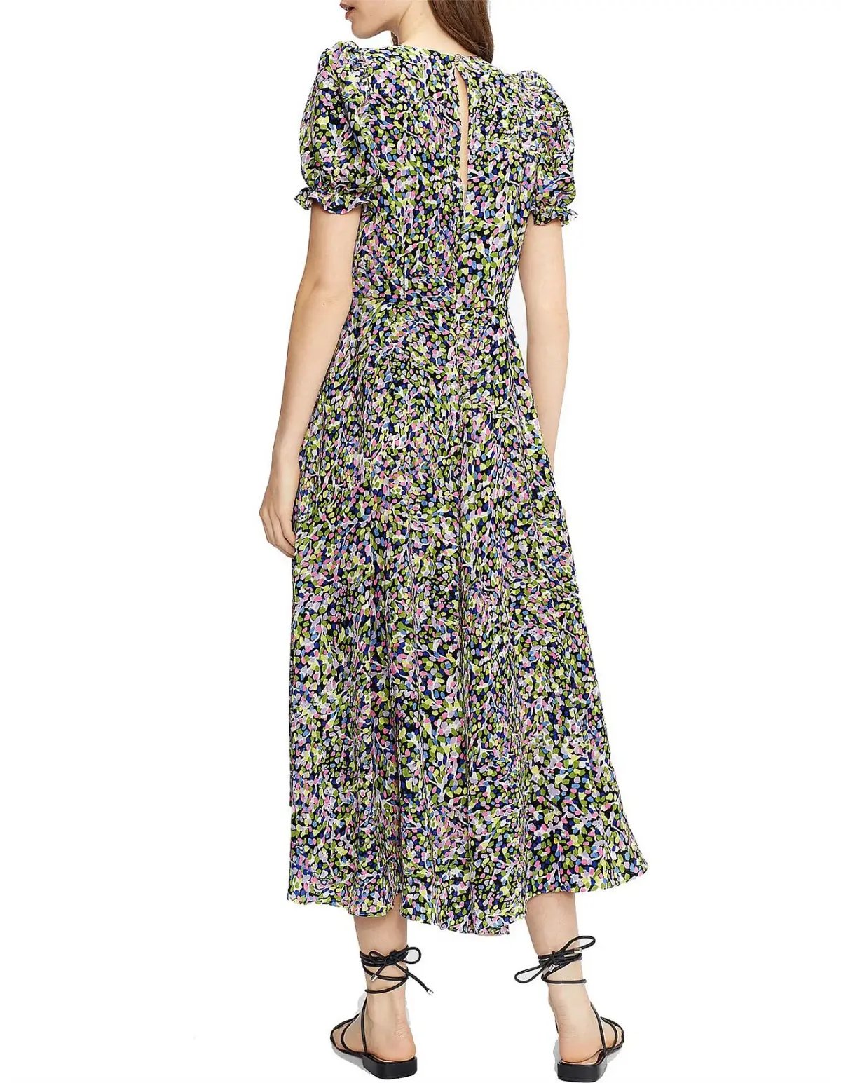 Ted Baker Deyja Midi Dress Multicolour in Size 2/AU 10-12 photo 3