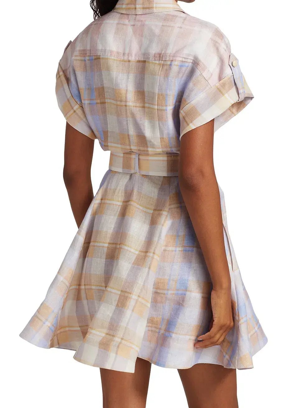 Zimmermann Dancer Spliced Mini Dress Print Size 1 / Au 10 photo 2