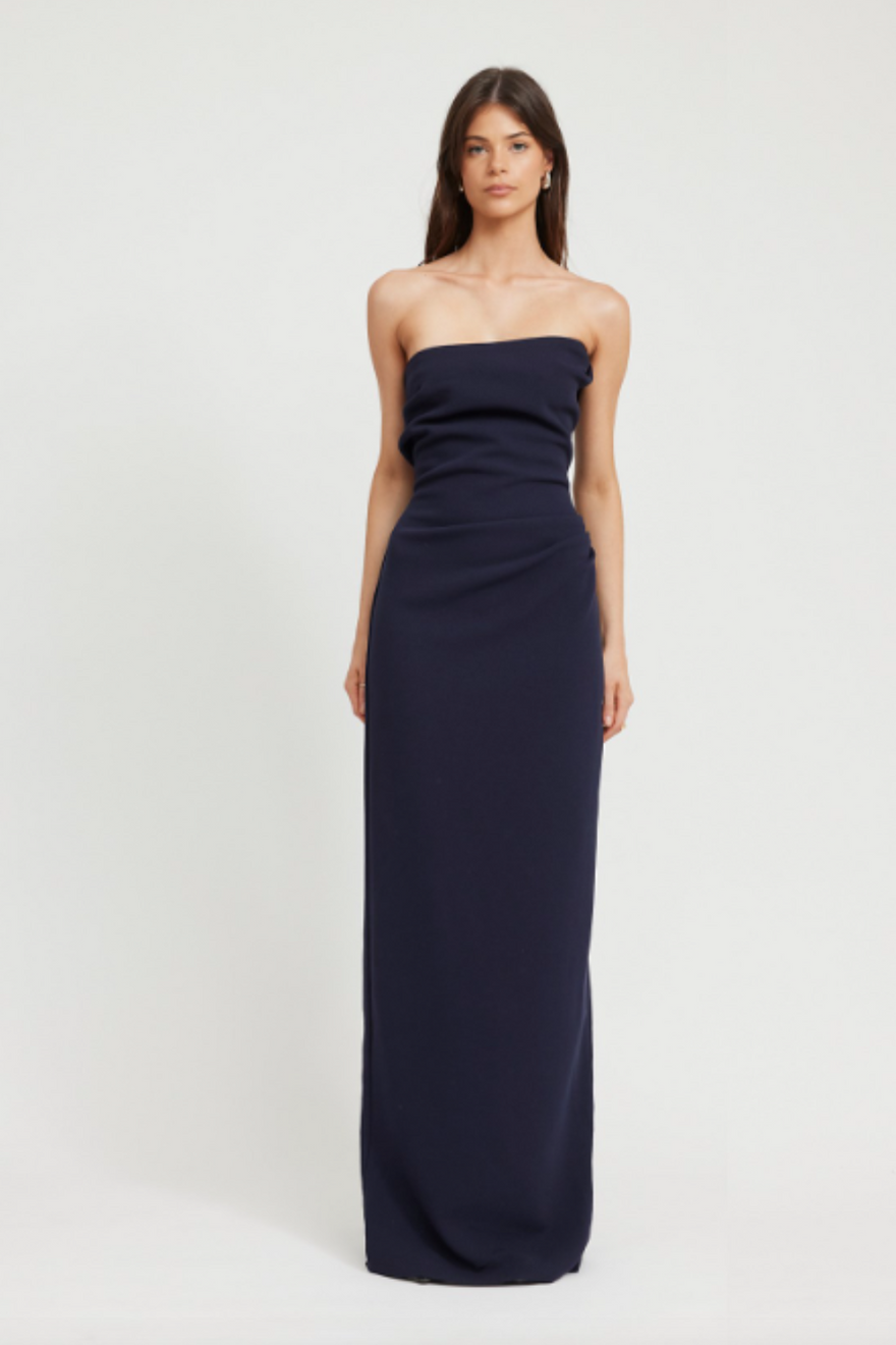 Tojha Desiree Dress - Navy photo 4