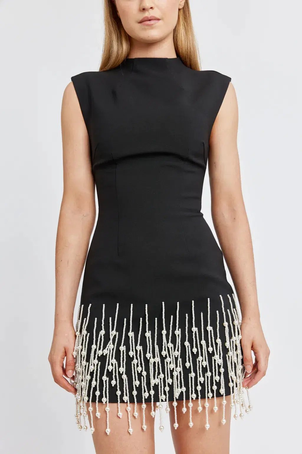 Odd Muse The Ultimate Muse Pearl Drop Sleeveless Mini Dress Black Size M / AU 10 photo 3