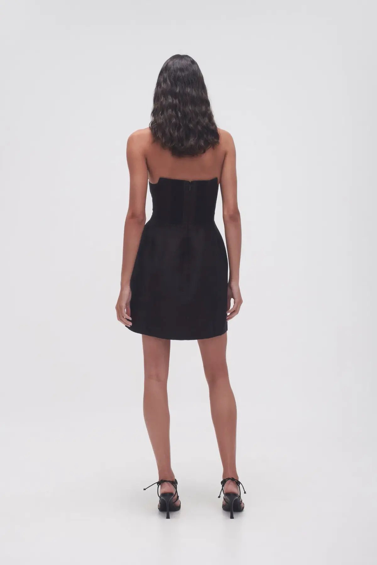 Aje Baret Dress Black Size 10 photo 3