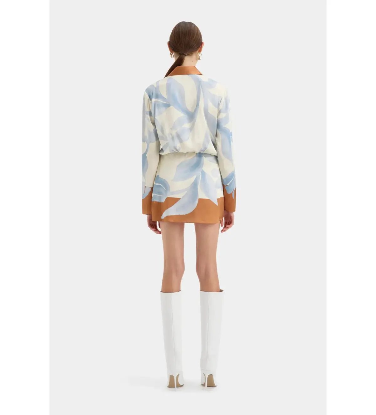 Sir the Label Sorrento Shirt Dress Sciarpa Print Size 0 / AU 6 photo 3