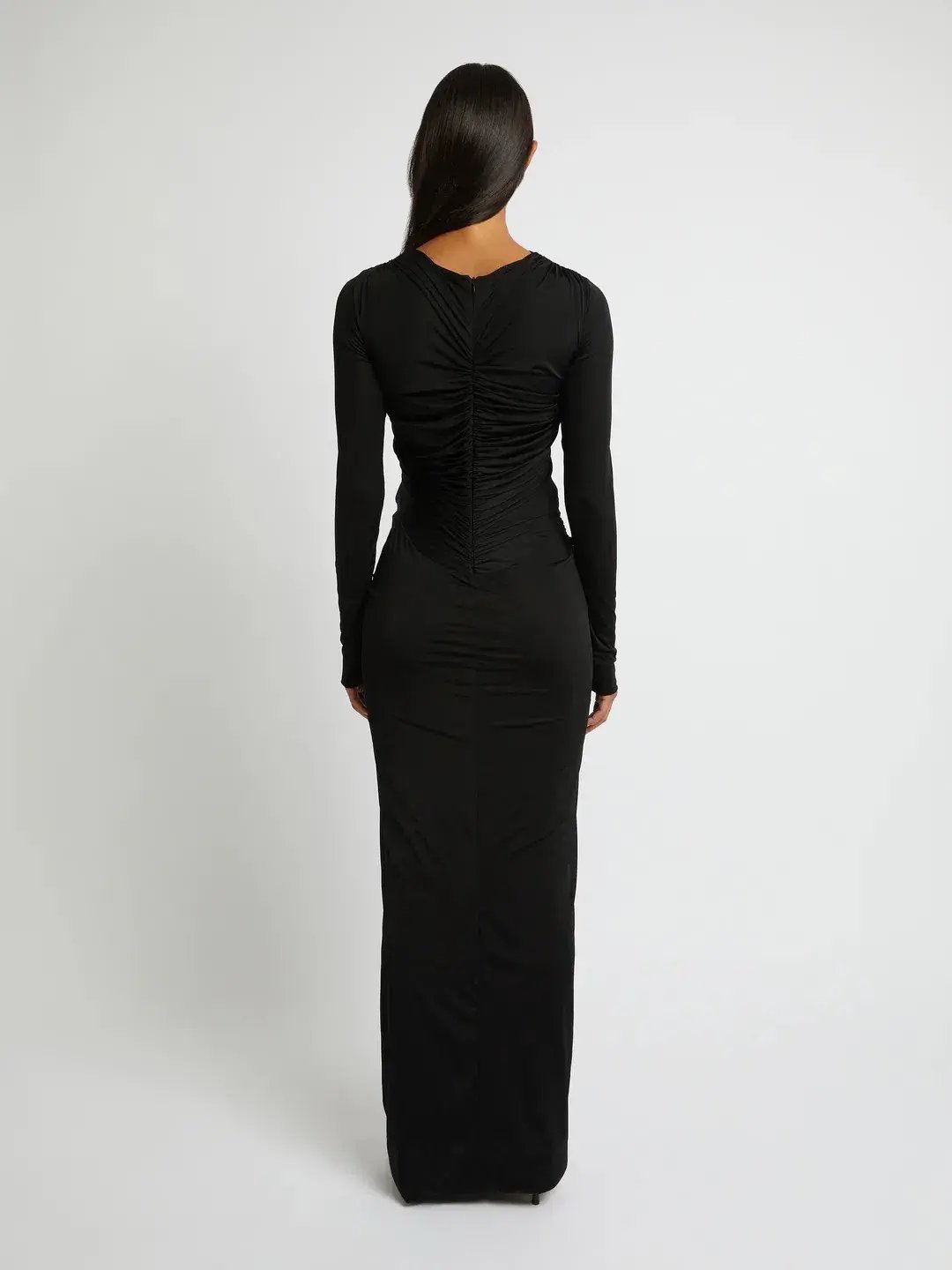 Christopher Esber Venus Long Sleeve Dress Black Size 8 / 8-10 AU photo 3