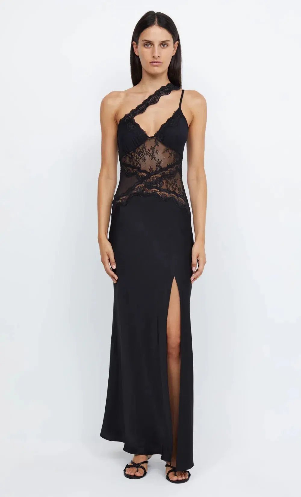 Bec & Bride Ria Asym Dress Black Size AU 8 photo 2