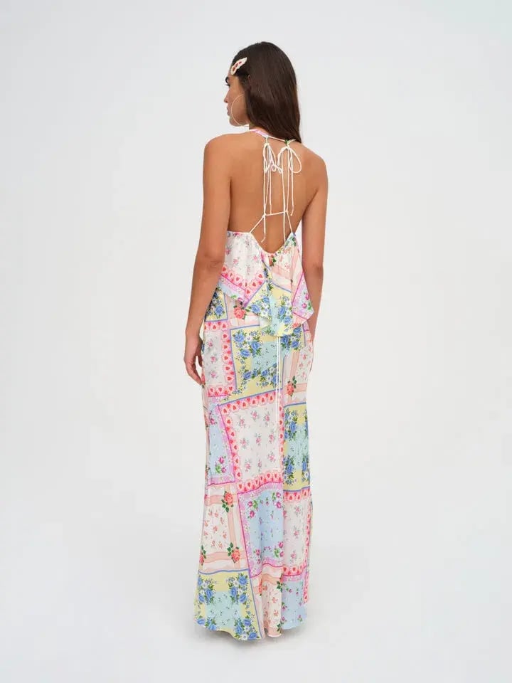 For Love & Lemons Cassandra Two Piece Set Multi Print Size S/au 8 photo 3