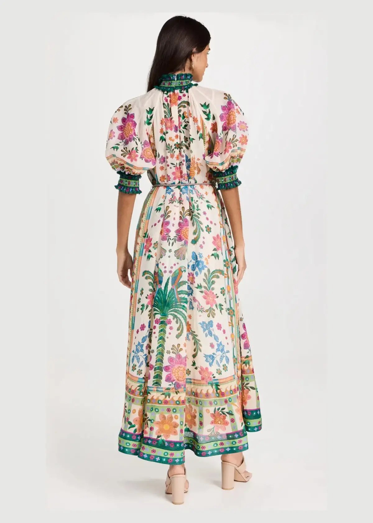 Zimmermann Ginger Swing Maxi Dress Multi Print Size 1 / AU 10 photo 3