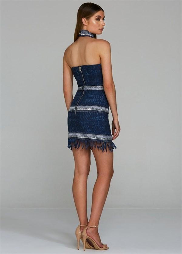 Eliya The Label Marina Dress Blue Size XS photo 2