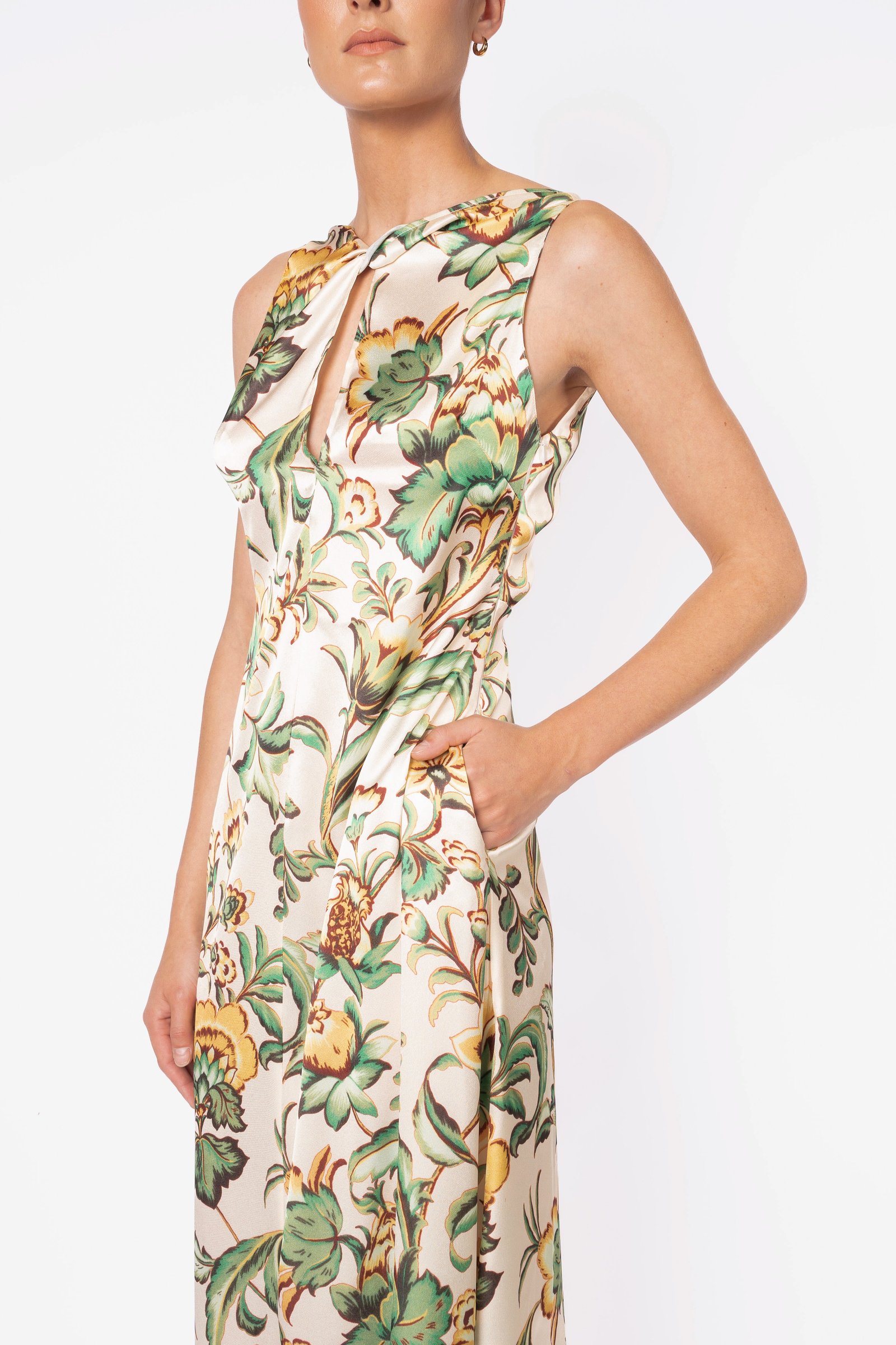 ONE FELL SWOOP LU MAXI DRESS - VERANDA photo 5