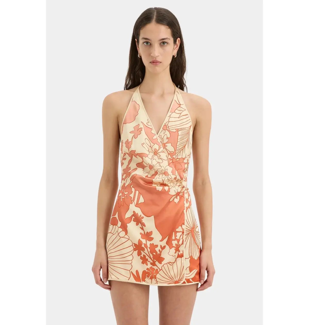 Sir The Label Como Twist Mini Dress Paradiso Print Size AU 10 photo 3