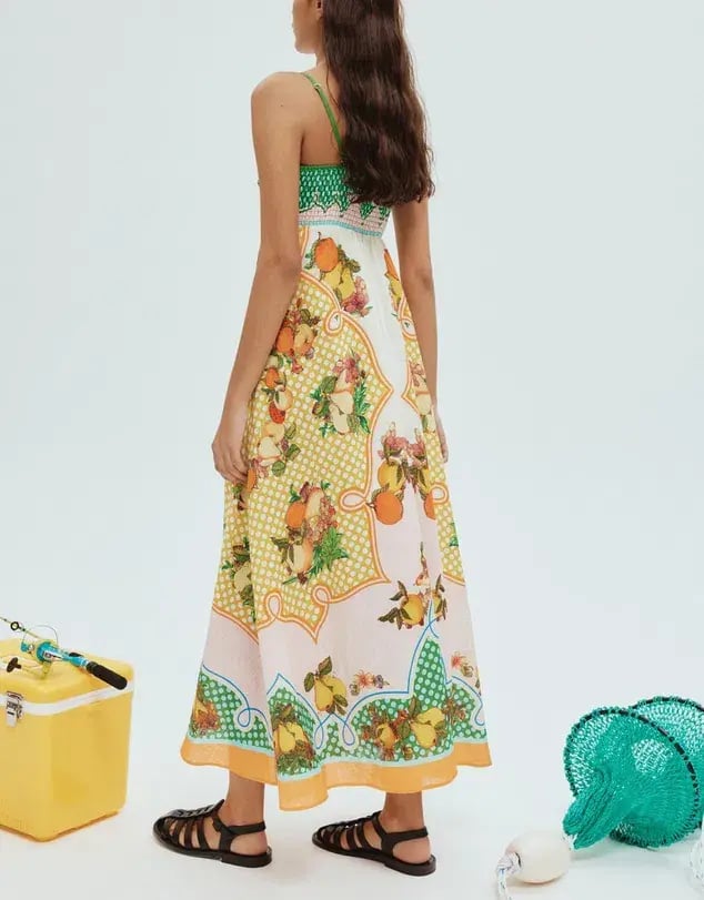 Alemais Lemonis Sundress Multi Print Size 12 photo 3