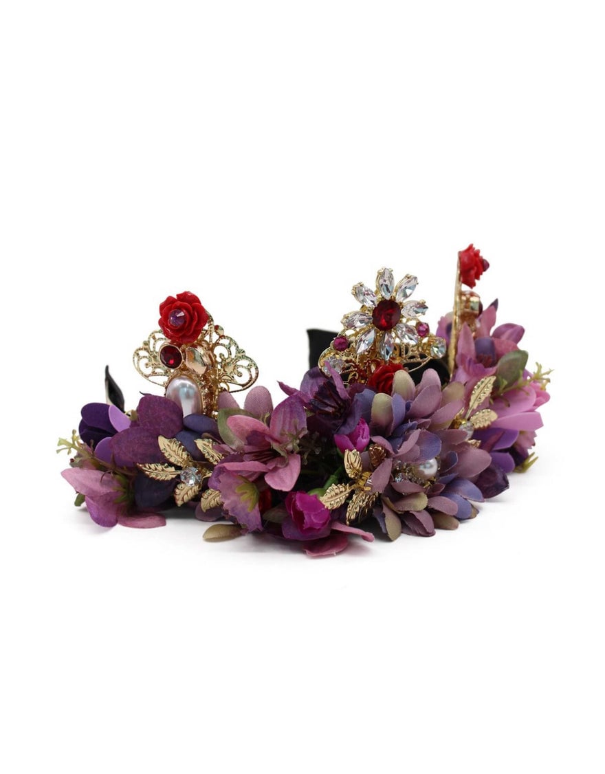 Morgan & Taylor Violet Headpiece, Lilacs photo 4