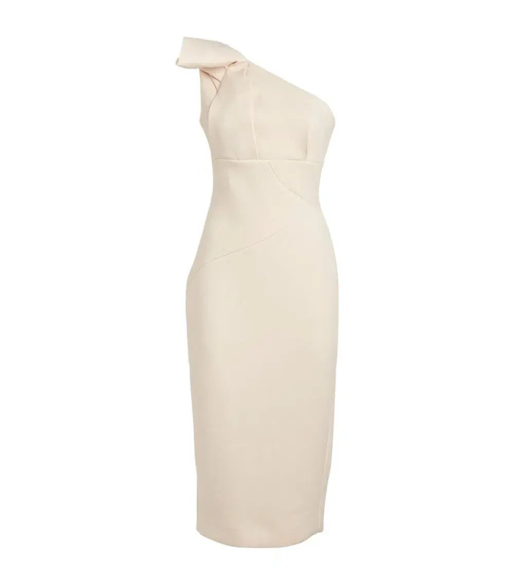 Rachel Gilbert Miche Midi Dress Beige Size 0 / AU 6 photo 5