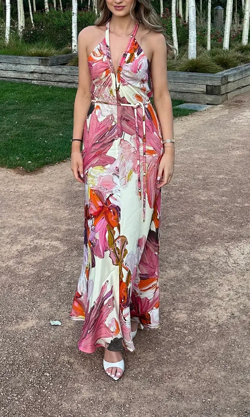 Manning Cartell Distorted Floral Dress Multi Size 4 photo 5