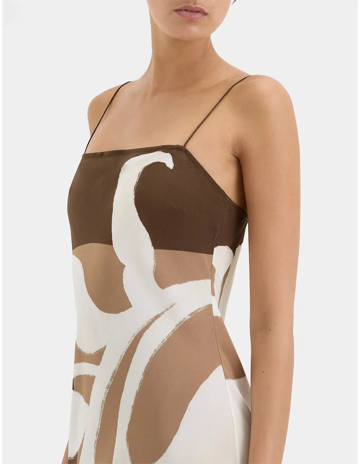 Sir the Label Portia Slip Dress Chocolate Sorrento Size 2 / AU 10 photo 5