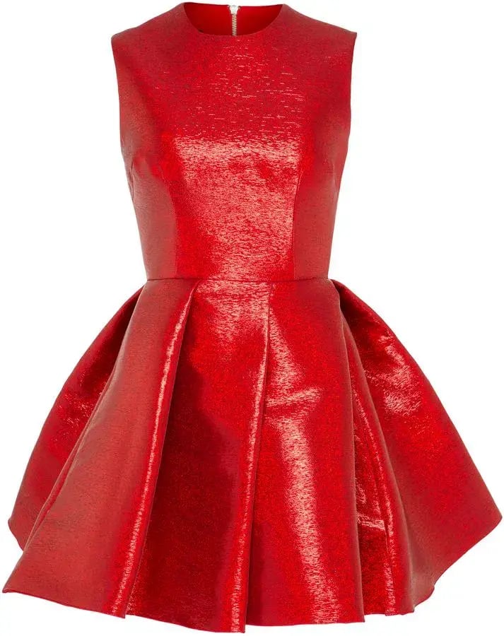 Alex Perry Ainsley Dress Red Size 6 photo 3