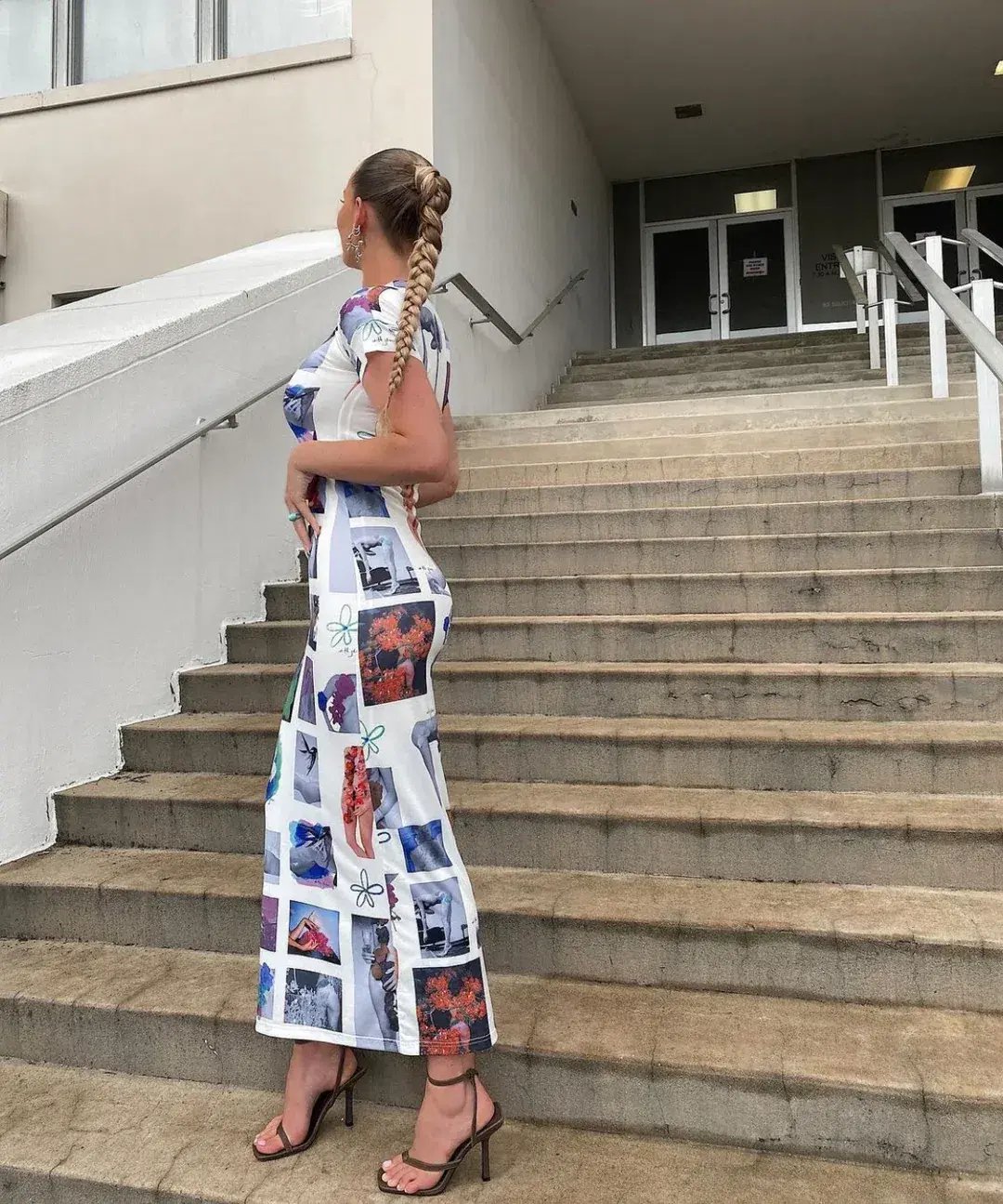 With Jean Morph Maxi Dress Print Size XS/Au 6 photo 2