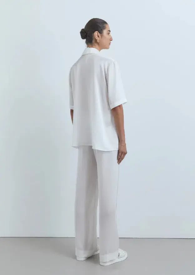 Viktoria and Woods Chorus Two-Piece Suit White Ivory Size 8 photo 3