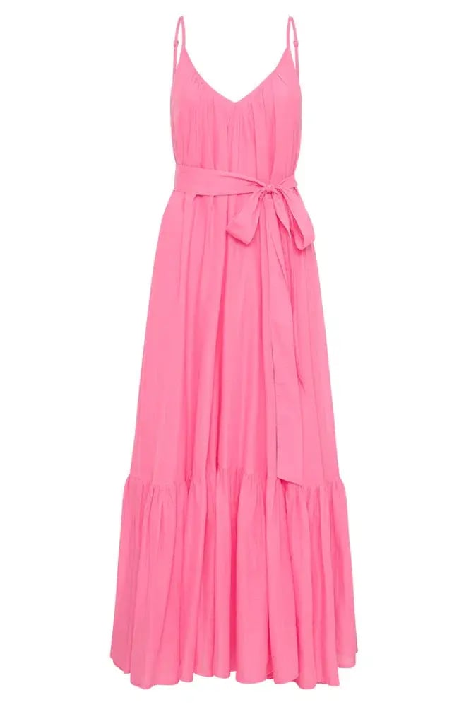 Spell Azalea Strappy Maxi Dress Pink Size 12 photo 4