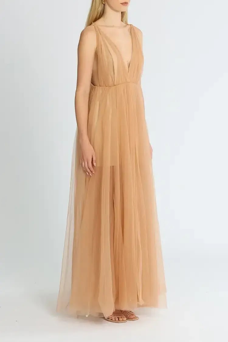 Lexi Amalie Dress Apricot Blush Size AU 8 photo 2