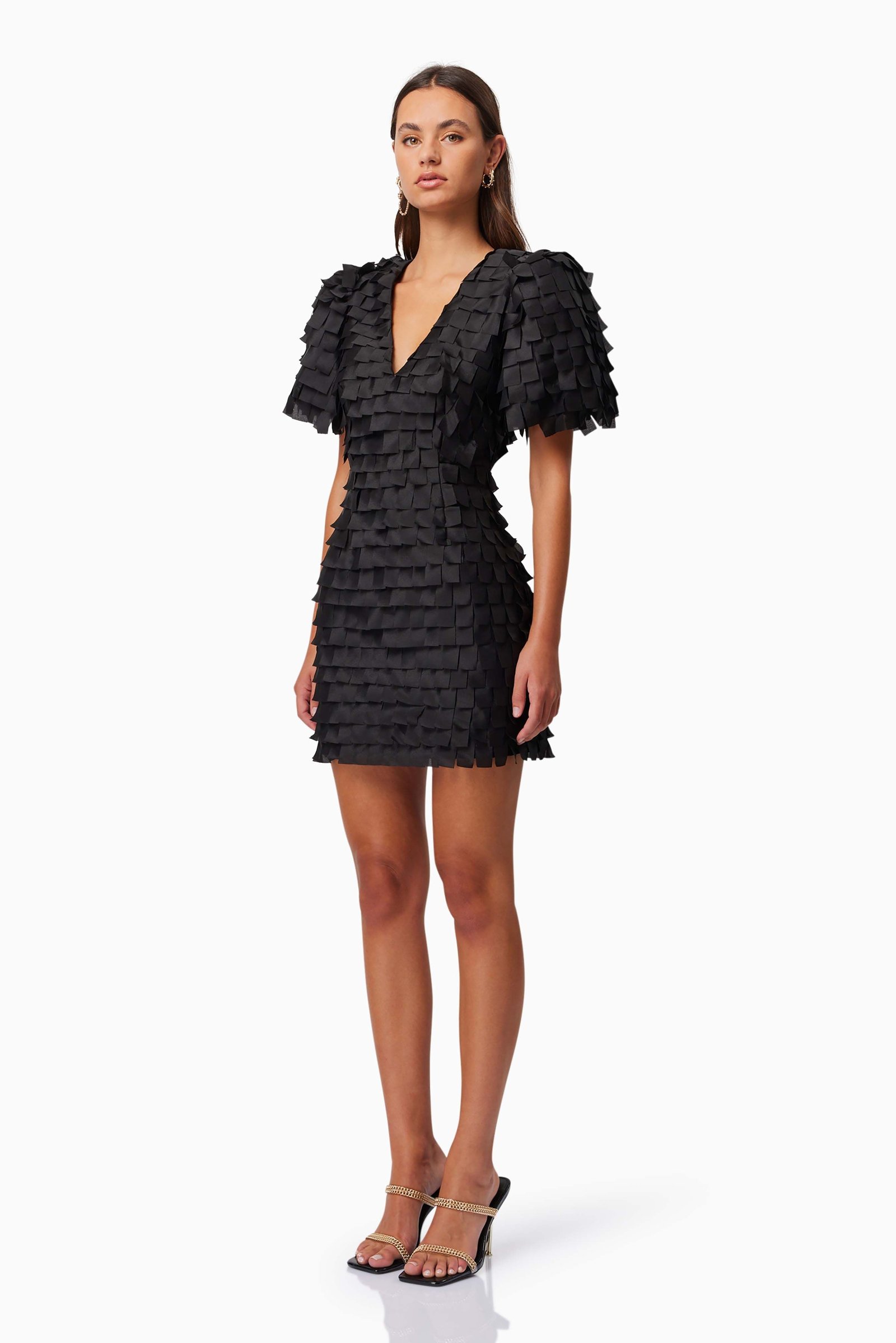 ELLIATT HAILEY MINI DRESS - BLACK photo 3