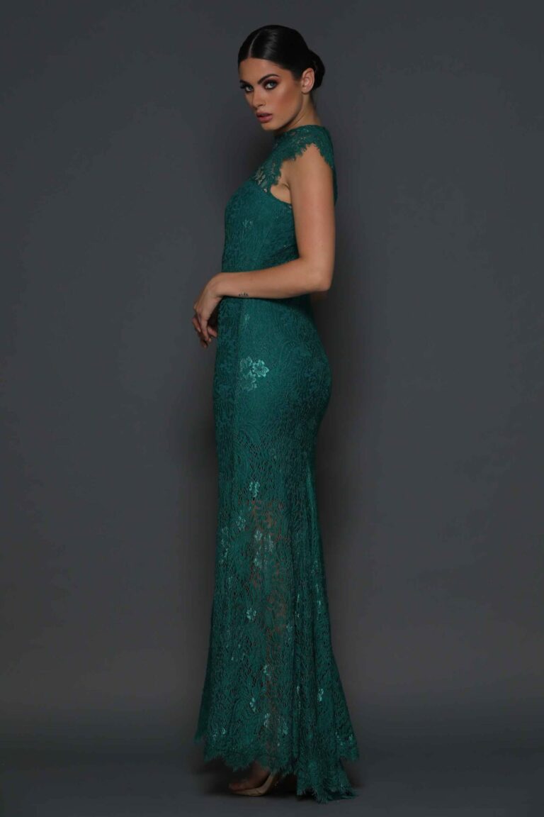 Elle Zeitoune Demi Gown - Jade photo 2
