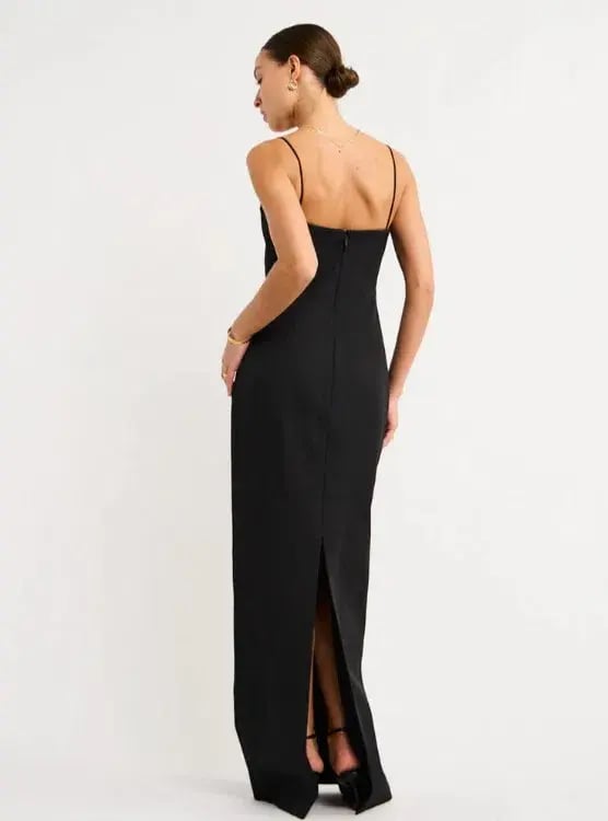 Rachel Gilbert Bodie Gown In Black Size AU 8 photo 2
